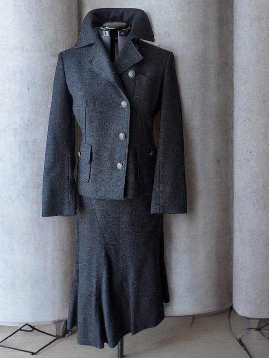 Marc Aurel Dresses & Skirts - Chic Black Two-Piece Jacket and Skirt Set